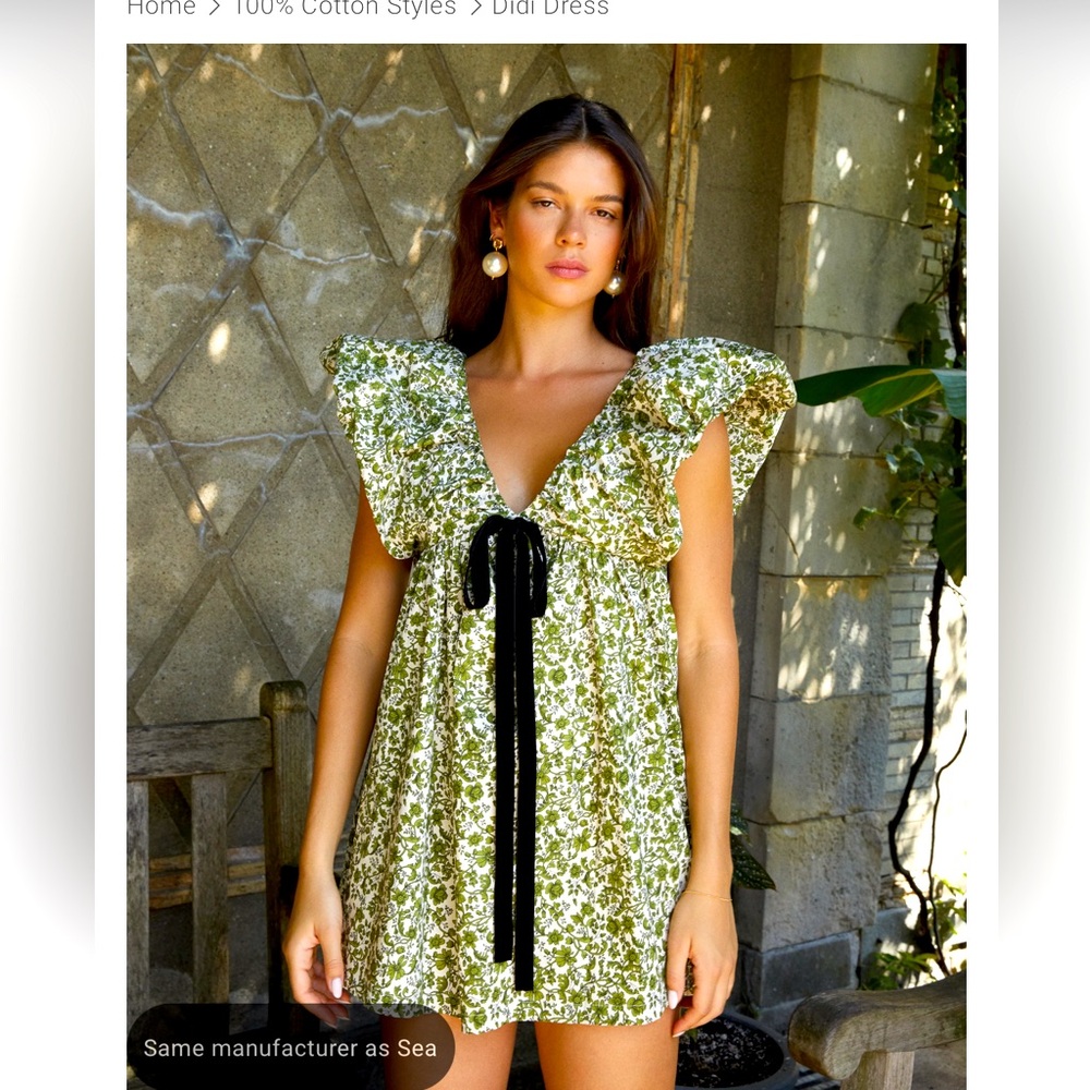 Few Mode - o.p.t - Didi Dress - Green Floral